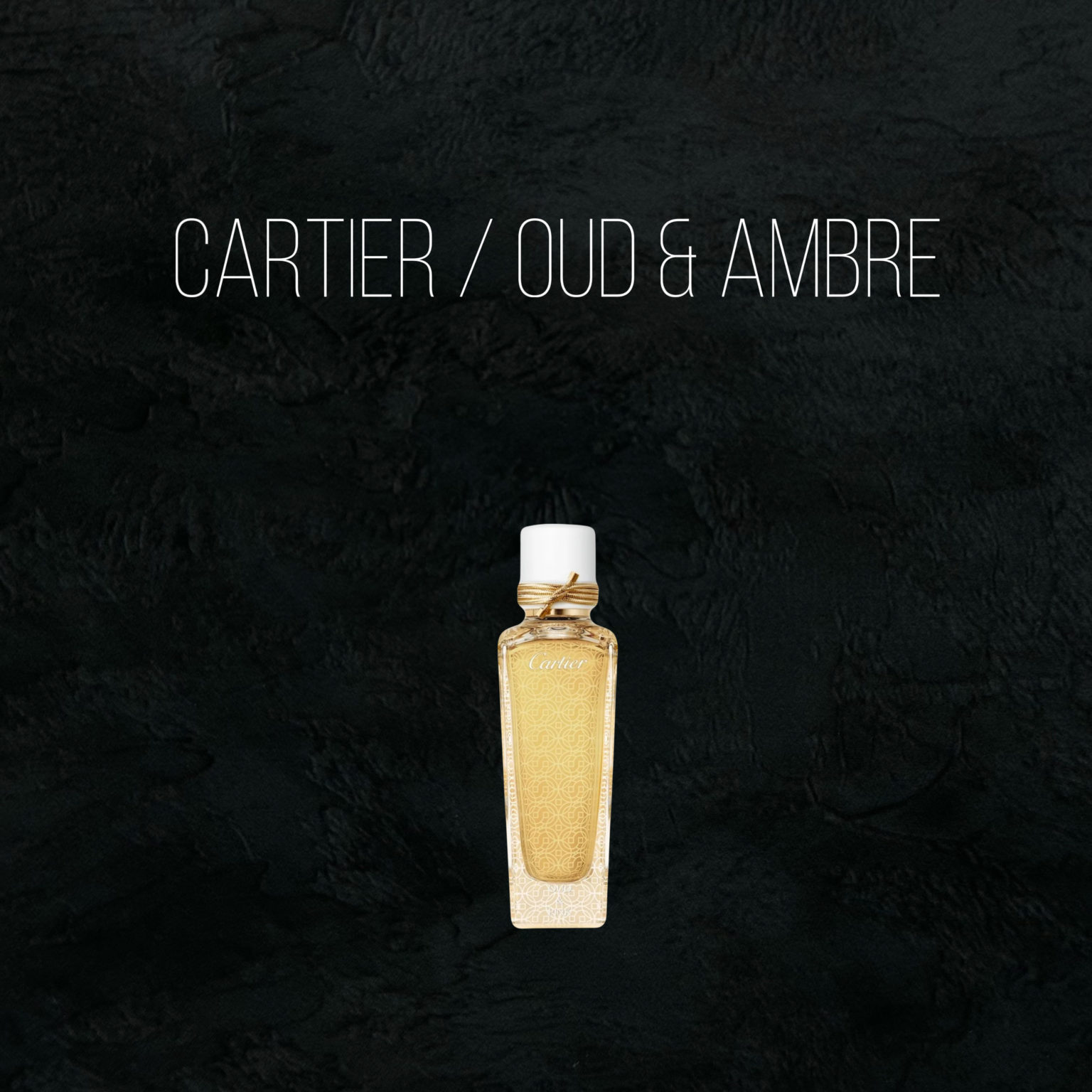 Масляные духи OUD & AMBRE - по мотивам CARTIER