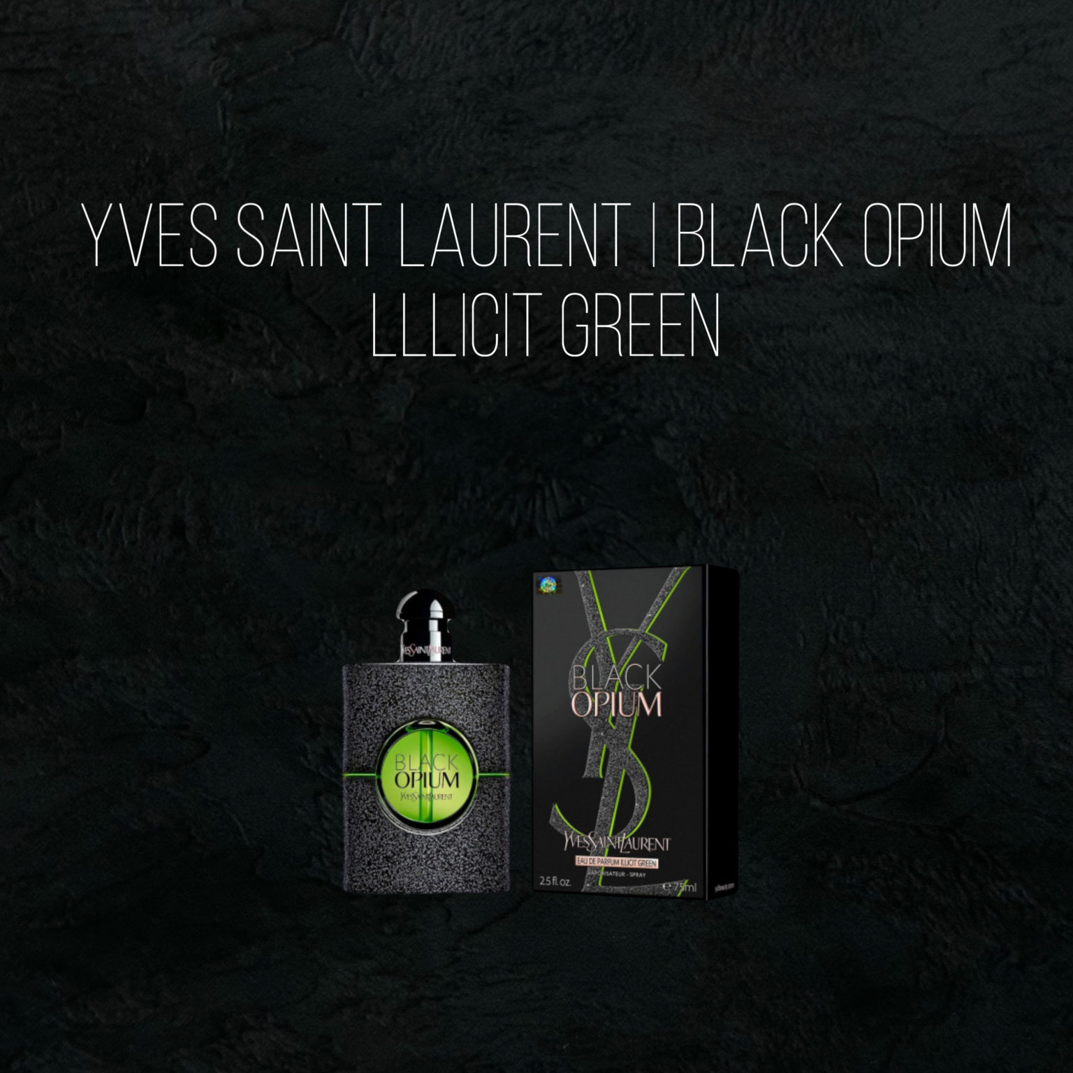 Масляные духи Black Opium illicit green - по мотивам Yves Saint Laurent