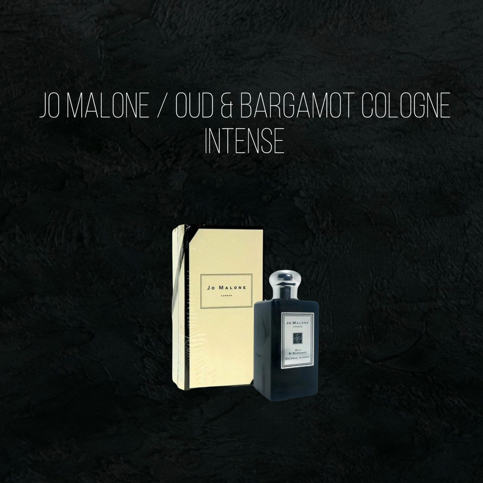 Масляные духи Oud & Bargamot Cologne intense - по мотивам Jo Malone